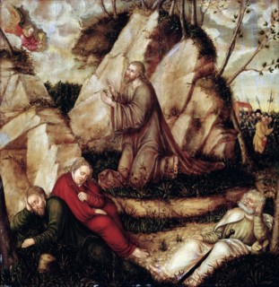 The Agony in the Garden'.  Creator: Cranach, Lucas, the Elder (1472-1553).