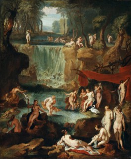 Diana and Actaeon', 1743. Creator: Prenner, Georg Kaspar, von (1720-1766).