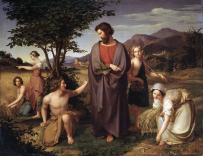 Ruth in Boaz's Field', 19th century.  Creator: Blanc, Louis Ammy (1810-1885).