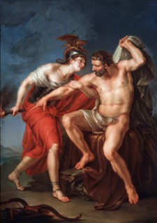 The Self-immolation of Hercules', 1782. Creator: Akimov, Ivan Akimovich (1754-1814).