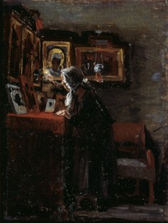 Before a religious feast'.  Creator: Afanasyev, Aleksei Fyodorovich (1850-1920).