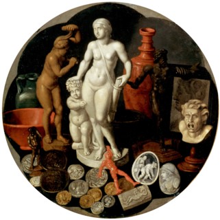Still Life with a Collection of Curiosities', 17th century. Creator: Borcht, Hendrik the Younger, van der (1614-1676).
