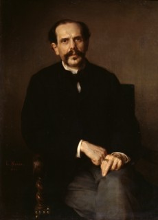 Portrait of a Man', 1861. Creator: Knaus, Ludwig (1829-1910).