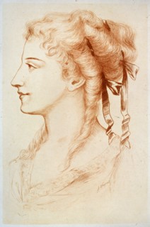 Portrait of a young Lady', 19th century. Creator: Hanriot, Jules Armand (1853-1930).