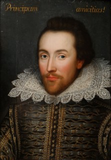 The Cobbe portrait of William Shakespeare (1564-1616), c1610. Creator: Anonymous.