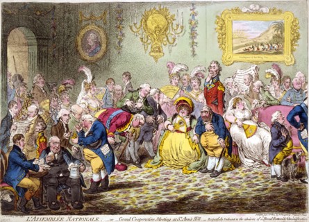 L'Assemblée Nationale, 1804.  Creator: Gillray, James (1757-1815).