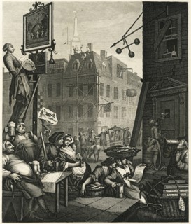 Beer Street, 1751.  Creator: Hogarth, William (1697-1764).