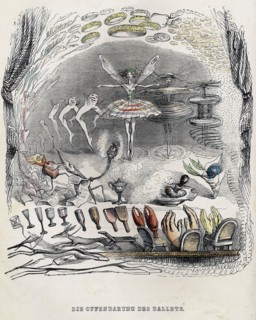 The revelations of Ballet, 1840s.  Creator: Grandville, Jean-Jacques (1803-1847).