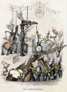 Steam Concert, 1844.  Creator: Grandville, Jean-Jacques (1803-1847).