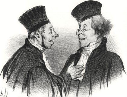 My dear! You fainted... admirably. It really made a lasting impression!, 1838.  Creator: Daumier, Honoré (1808-1879).