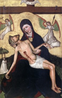 Pieta from Tubadzin', c1450. Creator: Master of Tubadzin (Mid of the 15th cen.).