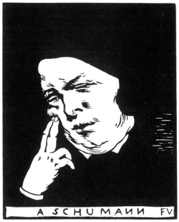 Robert Schumann (1810-1856), 1893.  Creator: Vallotton, Felix Edouard (1865-1925).