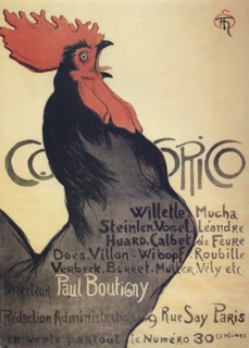 Cocorico', poster, 1899. Creator: Steinlen, Théophile Alexandre (1859-1923).