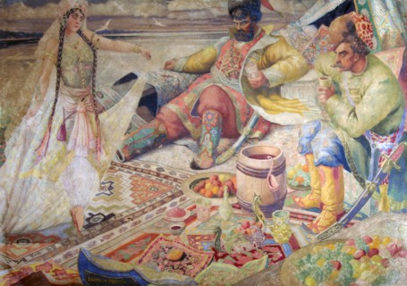 Stepan Razin', end of 19th - early 20th century. Creator: Kustodiev, Boris Michaylovich (1878-1927).
