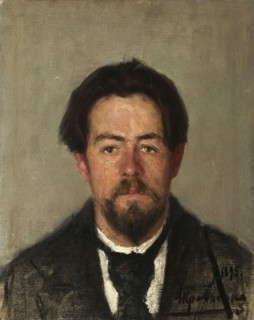 Portrait of the author Anton Chekhov', (1860-1904), 1895.  Creator: Kravchenko, Nikolai Ivanovich (1867-after 1937).