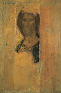 Salvator Mundi (Saviour of the World), c1410.  Creator: Rublev, Andrei (1360/70-1430).