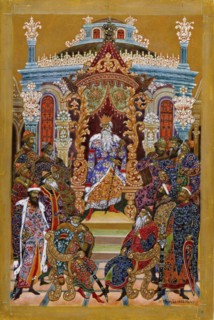 Prince enthroned, 1932-1933.  Creator: Golikov, Ivan Ivanovich (1886-1937).