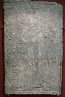 Relief from the palace of Ashurnasirpal II at Kalhu, Nimrud, 9th century BC.  Creator: Assyrian Art.