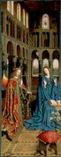 The Annunciation', 1434-1436. Creator: Eyck, Jan van (1390-1441).