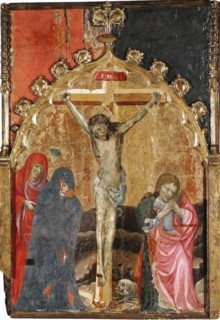 The Crucifixion', 1400s. Creator: Alcanyis, Miguel de (active 1408-1447).