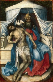 The Holy Trinity', 1430s. Creator: Campin, Robert (ca. 1375-1444).