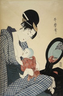 Mother and Child, 1797.  Creator: Utamaro, Kitagawa (1753-1806).