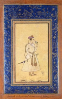 Portrait of an Indian Prince, 1651.  Creator: Baha al-Din Gilani (17th century).