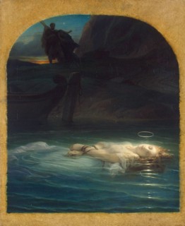 Christian Martyr Drowned in the Tiber During the Reign of Diocletian', 1853.  Creator: Delaroche, Paul Hippolyte (1797-1856).
