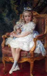 Portrait of Grand Duchess Maria Nikolaevna of Russia', (1899?1918), 1905. Creator: Makovsky, Konstantin Yegorovich (1839-1915).