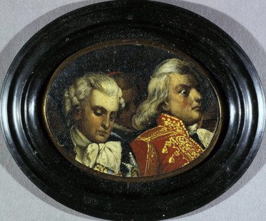 Portrait of Stanislaw Szczesny Potocki and Adam Poninski', second half of the 19th century. Creator: Matejko, Jan Alojzy (1838-1893).