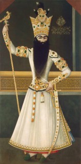 Portrait of Fath Ali Shah Standing', (1797-1834), 1810. Creator: Mihr Ali (active 1795-1830).