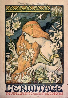 L'Ermitage, revue illustrée, poster, 1897.  Creator: Berthon, Paul (1872-1909).