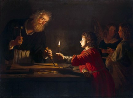 Childhood of Christ', c1620. Creator: Honthorst, Gerrit, van (1590-1656).