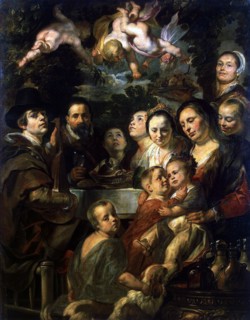 Self-Portrait with Parents, Brothers and Sisters', c1615. Creator: Jordaens, Jacob (1593-1678).