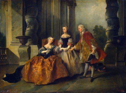Scene from the Tragedy Le Comte d'Essex by Thomas Corneille', 1734. Creator: Lancret, Nicolas (1690-1743).