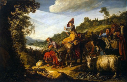 Abraham on the Road to Canaan', 1614. Creator: Lastman, Pieter Pietersz. (1583-1633).