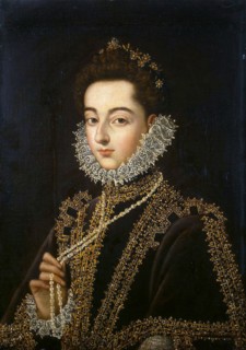 Portrait of the Infanta Catherine Michelle of Spain', (1567-1597), 1582-1585. Creator: Sánchez Coello, Alonso (1531-1588).