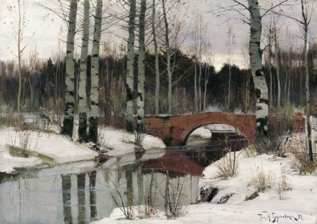 Thaw in Gatchina', 1897.  Creator: Bergholz, Richard (1865-1920).