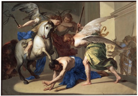 'The Expulsion of Heliodorus from the Temple', c1650. Artist: Bernardo Cavallino