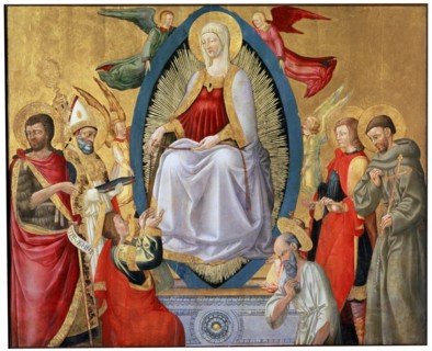 'The Assumption of the Blessed Virgin Mary', 1464-1465. Artist: Neri di Bicci