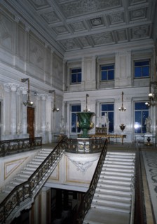 Interior of the Hermitage Theatre, St Petersburg, Russia. Artist: Unknown