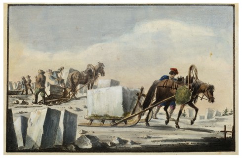 'Ice Splitting', 1825. Artist: Pyotr Alexandrov