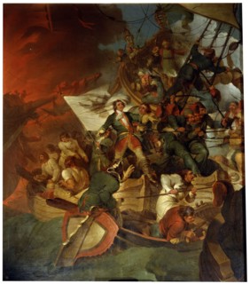 'Taking of Azov on 18 May 1696', late 18th or 19th century. Artist: Robert Ker Porter