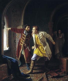 'Last Minutes of False Dmitriy I', 1879. Artist: Karl Gottlieb Wenig