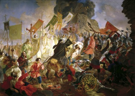 'The Siege of Pskov by Stephen Báthory in 1581', 1839-1843. Artist: Karl Briullov
