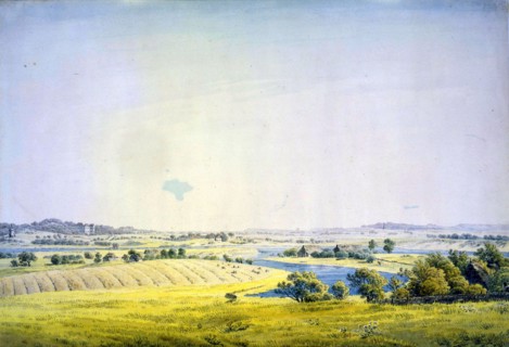 'View over Putbus', 1824-1825.  Artist: Caspar David Friedrich