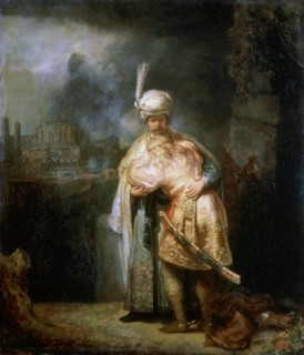 'David's Farewell to Jonathan', 1642.  Artist: Rembrandt Harmensz van Rijn