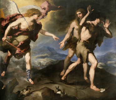 'Expulsion from Paradise', second half of 17th century. Artist: Luca Giordano