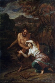 'Pan and the Nymph Syrinx', 17th century. Artist: Sébastien Bourdon