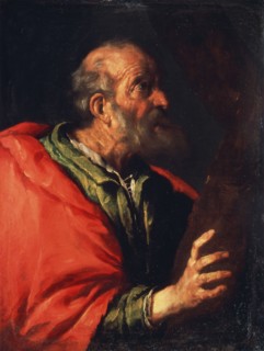 'Head of an Old Man' (the Apostle Peter?), 17th century. Artist: Bernardo Strozzi